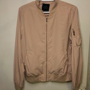 Zara pink bomber jacket